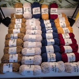 42 Skeins Soft  Polyester Yarn
